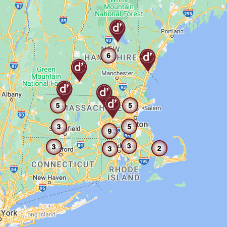 D'Angelo job locations map