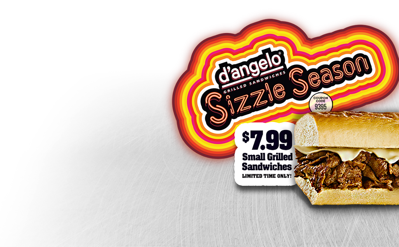 Sizzle Season! $7.99 Small Sandwiches. What an epic deal!